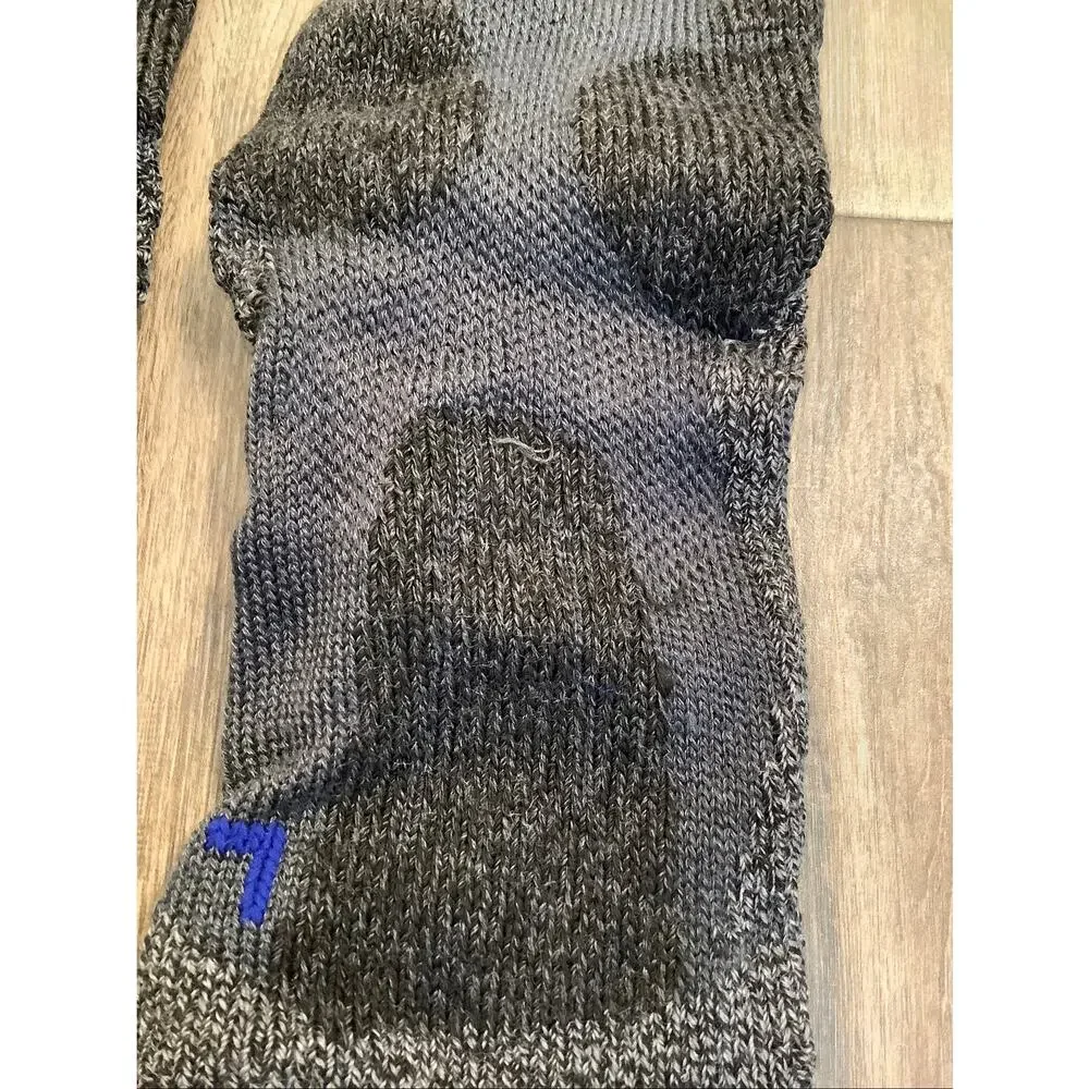 Falke Men's 37-38 Asphalt Melange TK1 Adventure Cool Men Trekking Socks D24-7